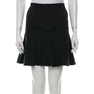 New Isabel Marant Black Cotton flare skirt  Size 2